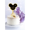 Topper ozdoby na tort napis Happy Birthday Myszka Miki dekoracje urodzinowe