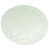 Serwetka porcelanowa okrągła biała podkładka pod ciasto tort 20 cm 10 szt