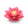 Kwiat lotosu waflowy kolor różowy do dekoracji tortu 1 szt