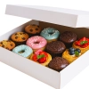 Pudełko na ciasto pączki donut karton na tort opakowanie chrzest wesele biały 5 sztuk 30x30x10