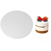Mini patera obrotowa mały talerz do dekoracji tortu babeczek dekorator