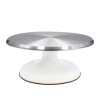 Patera obrotowa dekorator do tortu ciasta aluminiowa 25 cm dekoracje urodzinowe stabilna