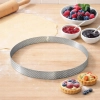 Foremka do tartaletek forma perforowana do pieczenia tarty ring rant średnica 24 cm wysokość 2 cm