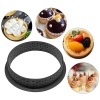 Foremki do tartaletek forma perforowana do pieczenia tarty ring rant 6 szt