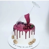 Polewa Czekoladowa Drip Sos Na Tort Deser Monoporcje RÓŻOWY 100ml