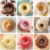 Forma silikonowa  z kominem do babki babka ciasto tort Wielkanoc mix kolor 1 szt