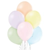 BALONY PASTELOWE KOLOROWE MIX NA URODZINY 100 SZT