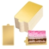 Podkład pod tort złoty monoporcje podkładka bankietówka 6x10cm 100 sztuk