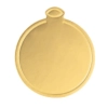 Podkład pod tort złoty okrągły monoporcje podkładka bankietówka 8cm 100 sztuk