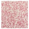 Posypka cukrowa confetti biało różowa 6mm 30g
