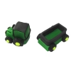 Figurki ozdoby na tort traktor przyczepa cukrowa dekoracje urodzinowe 2 sztuki