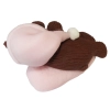 Figurka na tort miś dekoracje urodziny chrzest baby shower różowy brązowy