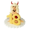 FIGURKA NA TORT dekoracje urodzinowe DIABLICA kawalerski 18 lat OZDOBA