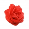 Róża chińska waflowa średnia czerwona 18 sztuk