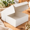 Pudełko na ciasto karton 10 sztuk biały 18x18x12cm urodziny chrzest wesele baby shower