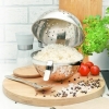 Kula metalowa pojemnik durszlak do gotowania ryżu kaszy warzywa sypkich produktów