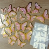 Topper na tort 20 sztuk motylki na roczek baby shower dekoracje urodzinowe