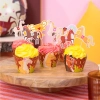 Papilotki do muffinek kolorowe koniki osłonki na babeczki koń dekoracje urodzinowe 6 sztuk