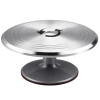Patera obrotowa dekorator do tortu ciasta aluminiowa 36 cm dekoracje urodzinowe stabilna ciężka