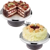 Patera obrotowa dekorator do tortu ciasta aluminiowa 36 cm dekoracje urodzinowe stabilna ciężka