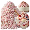 Posypka cukrowa pianki Marshmallows 1kg biało różowe dekoracje do lodów gofry czekolady