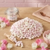 Posypka cukrowa pianki Marshmallows 15g biało różowe dekoracje do lodów gofry czekolady