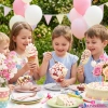 Posypka cukrowa pianki Marshmallows 15g biało różowe dekoracje do lodów gofry czekolady