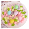 Posypka cukrowa na tort beziki perełki jajeczka pastelowe ozdoby dekoracje świąteczne mix Wielkanoc 40g