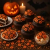 Posypka na tort dynia pałeczki maczek halloween dekoracje cukrowe na babeczki 500g