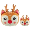 Balon foliowy rudolf renifer święta przyjęcie urodziny 1 szt