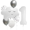 BALON FOLIOWY CHMURKA URODZINY HEL DEKORACJA DUŻY