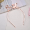 Opaska różowe złoto wieczór panieński bride