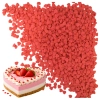Posypka cukrowa na tort serce serduszka na walentynki czerwone 8mm 1kg