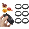 Foremki do tartaletek forma perforowana do pieczenia tarty ring rant 6 szt