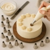 Tylki cukiernicze do kremu ozdoby na tort akcesoria do dekoracji adapter szpatułki 27 sztuk