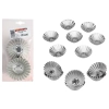 Foremki do pieczenia babeczek do kremu ciastek korpus tartaletki średnica 6 cm 10 sztuk
