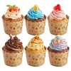 Papilotki do muffinek foremki na babeczki papierowe dekoracje urodzinowe 6 sztuk
