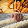 Blacha do pieczenia bagietek zapiekanek pieczywa forma 38 cm na 4 bagietki