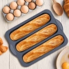 Forma silikonowa do pieczenia bagietek zapiekanek pieczywa na 3 bagietki