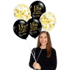 Balony na 18 urodziny dekoracje urodzinowe ozdoby balon lateksowy 5 sztuk
