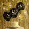 Balony na 18 urodziny dekoracje urodzinowe ozdoby balon lateksowy 5 sztuk