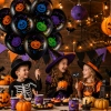 Balony lateksowe 9 sztuk balon czarny dynia mix dekoracje halloween