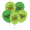 Balony minecraft piksele dekoracje urodzinowe ozdoby balon lateks 5szt