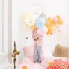 Balony dekoracja urodziny kolorowe kotki 6 sztuk