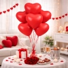 Balony lateksowe duże czerwone serce dekoracje prezent na walentynki 28cm 6szt