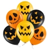 Balony lateksowe 6 sztuk dynia śmieszne miny mix dekoracje halloween