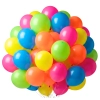 Balony lateksowe 50 sztuk kolorowe neonowe dekoracje urodzinowe