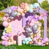 Balony girlanda balonowa dekoracje urodzinowe kolorowe pastelowe 119 sztuk