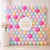 Balony lateksowe 100 sztuk kolorowe pastelowe dekoracje urodzinowe wesele baby shower