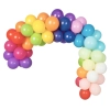 Balony lateksowe girlanda dekoracje urodzinowe balon kolor mix zestaw 100 sztuk